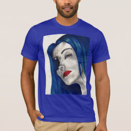 美しく壊れたファンタジーガールホラーゴシックアート Tシャツ