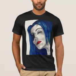 美しく壊れたファンタジーガールホラーゴシックアート Tシャツ