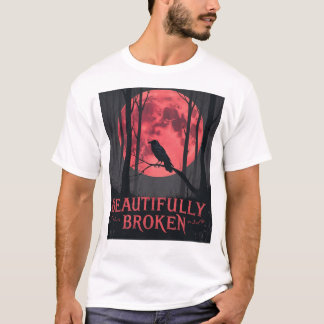 美しく壊れた – ブラッドムーンレイブ Tシャツ
