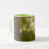 美しく大きいデイジーのマグ ツートーンマグカップ (正面左)