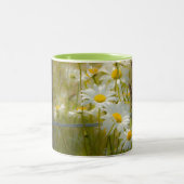 美しく大きいデイジーのマグ ツートーンマグカップ (中央)
