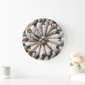 美しく大きい貝殻の円形の柱時計 ラージ壁時計 (ホーム)