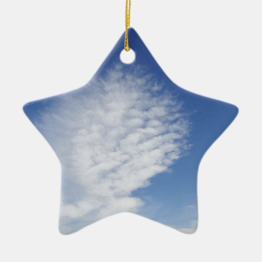 美しく大きな雲 セラミックオーナメント (正面)