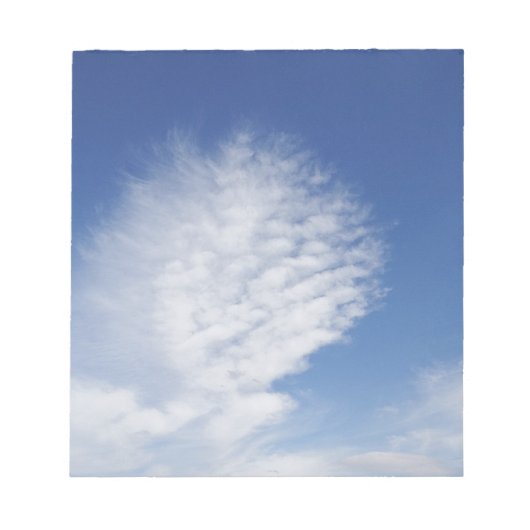 美しく大きな雲 ノートパッド (正面)