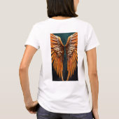 美しく完璧な小さな天使の翼tシャツ tシャツ (裏面)