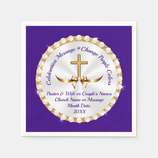 美しく宗教的な紙のナプキンパーソナライズされた、 スタンダードカクテルナプキン (正面)