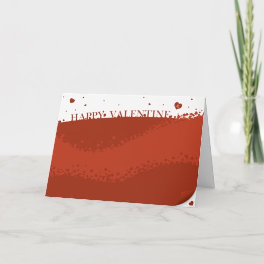 美しく幸せなバレンタインカード シーズンカード (正面)