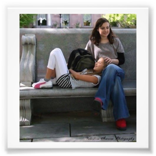 美しく幸せな女の子 フォトプリント            (正面)