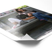 美しく幸せな女の子 フォトプリント            (角)