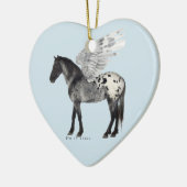 美しく感情的なクリスマスのオーナメント セラミックオーナメント (左)