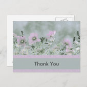 美しく抑えられたワイルドフラワーポストカード ポストカード (正面/裏面)