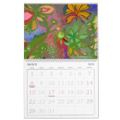 美しく抽象的な自然 カレンダー (3月 2026)