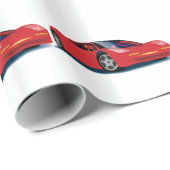 美しく描写されるMacLarenのレースカー ラッピングペーパー (ロールコーナー)