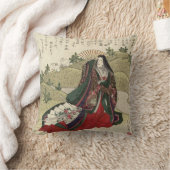 美しく日本のなヴィンテージのアートワークの枕 クッション (ブランケット)