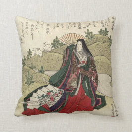 美しく日本のなヴィンテージのアートワークの枕 クッション