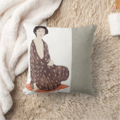 美しく日本のな芸術のデザインの装飾用クッション クッション (ブランケット)