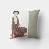 美しく日本のな芸術のデザインの装飾用クッション クッション (裏面)