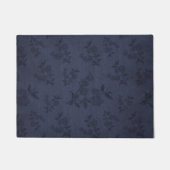 美しく暗いゴシックのビクトリアンなヴィンテージの壁紙 ドアマット (正面)