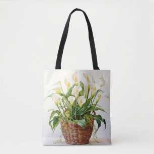 美しく植えられたカラユリの花 トートバッグ