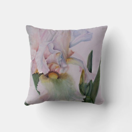 美しく独身ので白いアイリストスの枕 クッション (裏面)