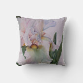 美しく独身ので白いアイリストスの枕 クッション (正面)