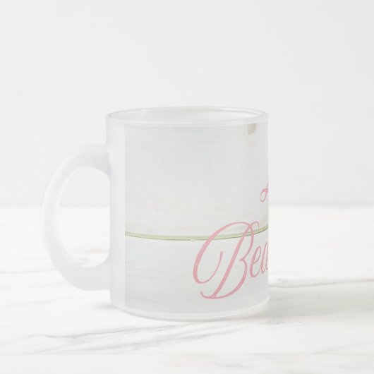 美しく生きる – マグカップ (左)