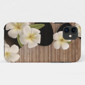 美しく白いプルメリアの花のiPhone 5 5S Case-Mate iPhoneケース (裏面(横))