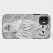 美しく白い雪のフクロウのデザイン Case-Mate iPhoneケース (裏面(横))