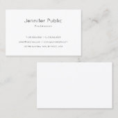 美しく粋でエレガントなモダンなデザインのお洒落な平野 名刺 (正面/裏面)