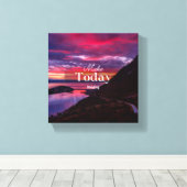 美しく絵を描 キャンバスプリント (インサイチュ (ウッドフロア))