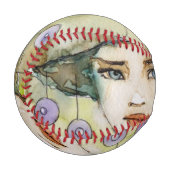 美しく繊細な女の子の虚飾 野球ボール (正面左)