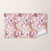 美しく美しいシックな秋のパターン バスタオルセット (ハンドタオル)