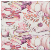 美しく美しいシックな秋のパターン ファブリック (クローズアップ)