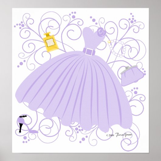 美しく美しいドレス ポスター (正面)