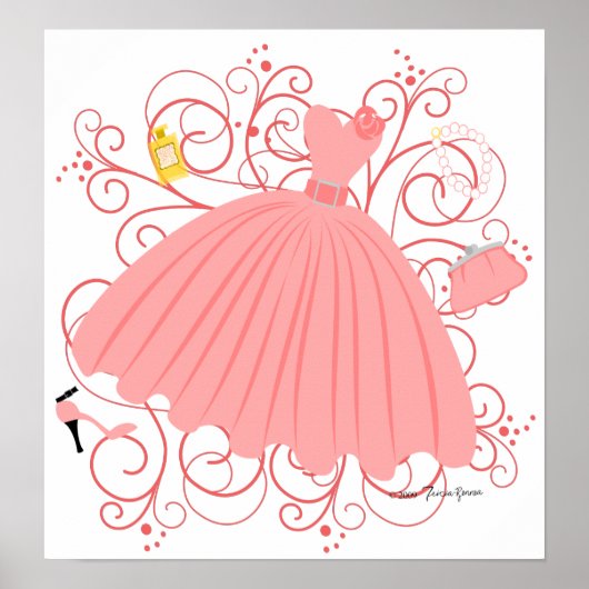 美しく美しいドレス ポスター (正面)