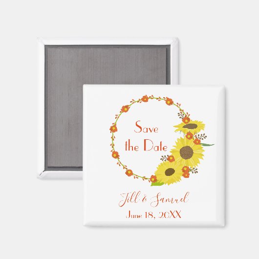 美しく美しいヒマワリがデートを救う マグネット (正面/裏面)