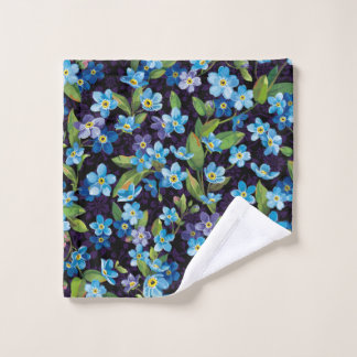 美しく美し忘れく、縫い目のない柄 ウォッシュタオル