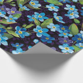 美しく美し忘れく、縫い目のない柄 ラッピングペーパー (角)