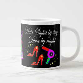 美しく美容師パーソナライズされた ジャンボコーヒーマグカップ