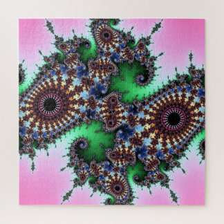 美しく詳細なジュリアフラクタル ジグソーパズル