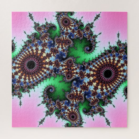 美しく詳細なジュリアフラクタル ジグソーパズル (縦)