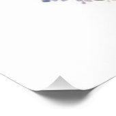 美しく詳細な砂糖スカル ポスター (コーナー)