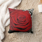 美しく赤いバラ クッション (ブランケット)