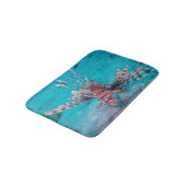 美しく赤いライオンの魚 バスマット (アングル)