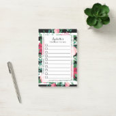 美しく赤い及びピンクの花束-リストをするため ポストイット (オフィス)