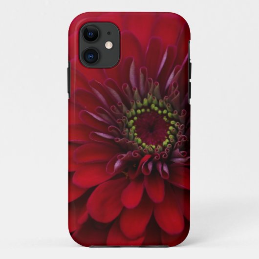 美しく赤い庭の《植物》百日草の花 Case-Mate iPhoneケース (裏面)