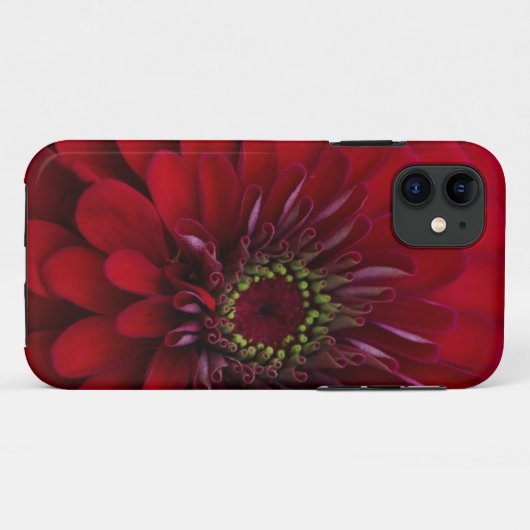 美しく赤い庭の《植物》百日草の花 Case-Mate iPhoneケース (裏面(横))