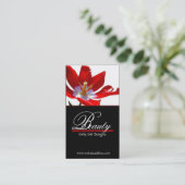 美しく赤い花2の名刺 名刺 (スタンド正面)