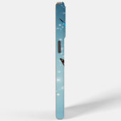美しく輝く青い蝶 Case-Mate iPhoneケース (裏面 / 右)
