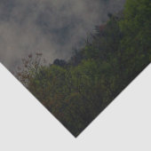 美しく霧深い山の景色の写真 薄葉紙 (詳細)